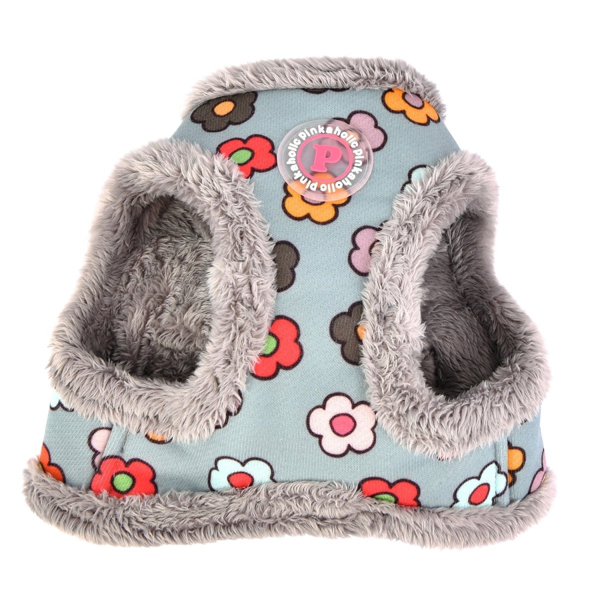 Pinkaholic Aconite Vest Harness Grey hondentuig > honden harnas > model B Small