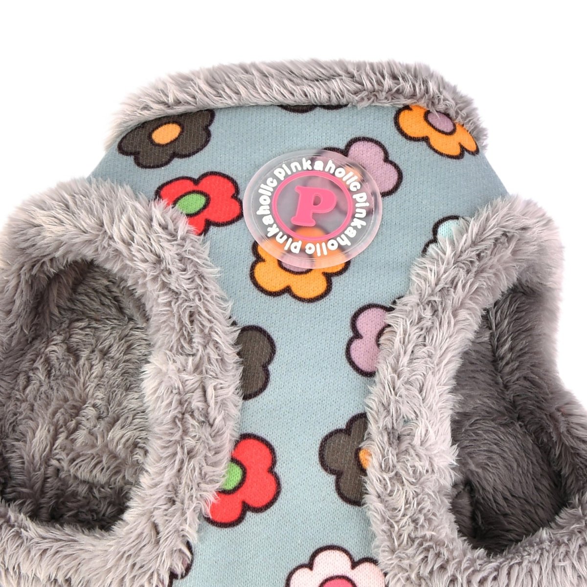 Pinkaholic Aconite Vest Harness Grey hondentuig > honden harnas > model B Small