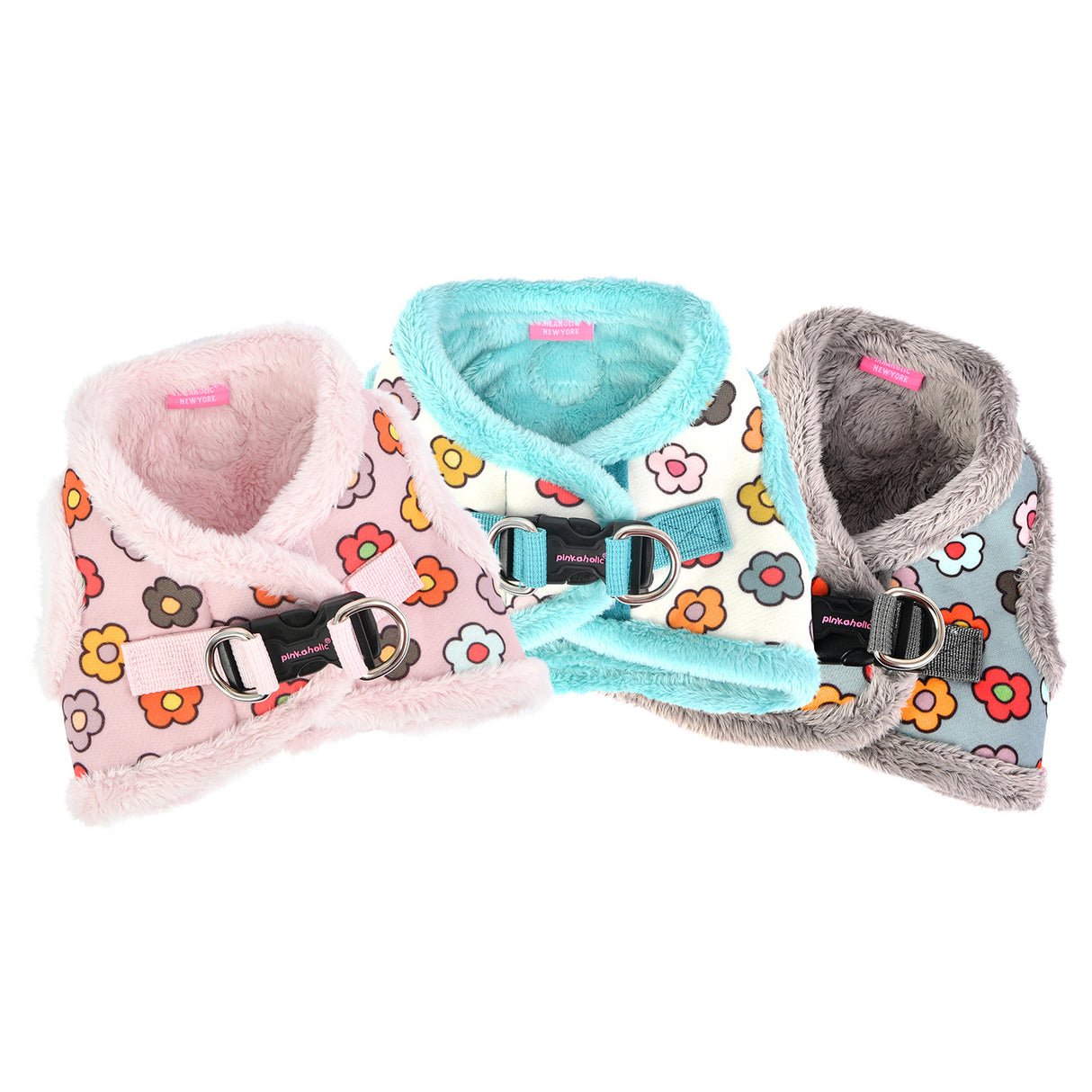 Pinkaholic Aconite Vest Harness Grey - Premium hondentuig > honden harnas from Pinkaholic - Just €20! Shop now at Frenkiezdogshop