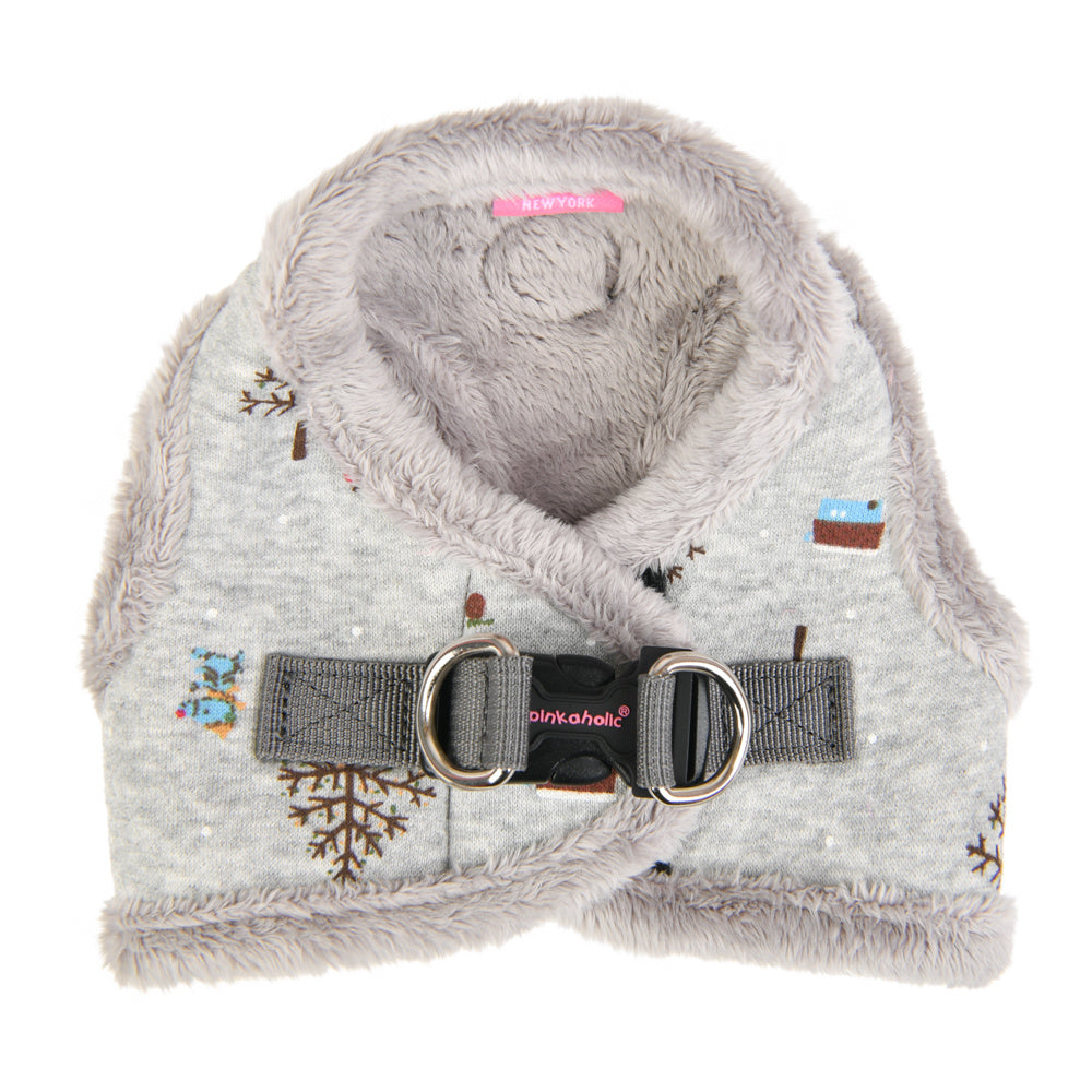 Pinkaholic Eira Vest Harness Melange Grey - Premium hondentuig > honden harnas from Pinkaholic - Just €20! Shop now at Frenkiezdogshop