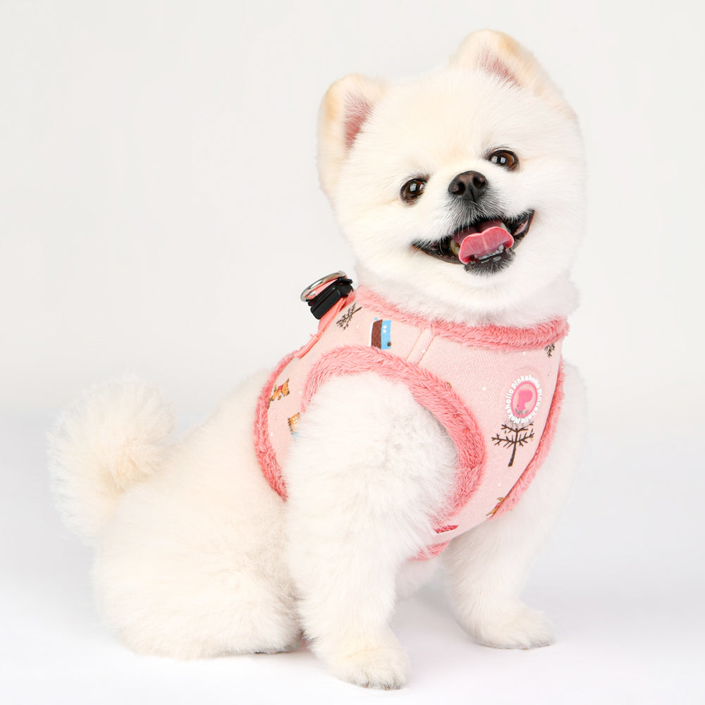 Pinkaholic Eira Vest Harness Indian Pink - Premium hondentuig > honden harnas from Pinkaholic - Just €20! Shop now at Frenkiezdogshop