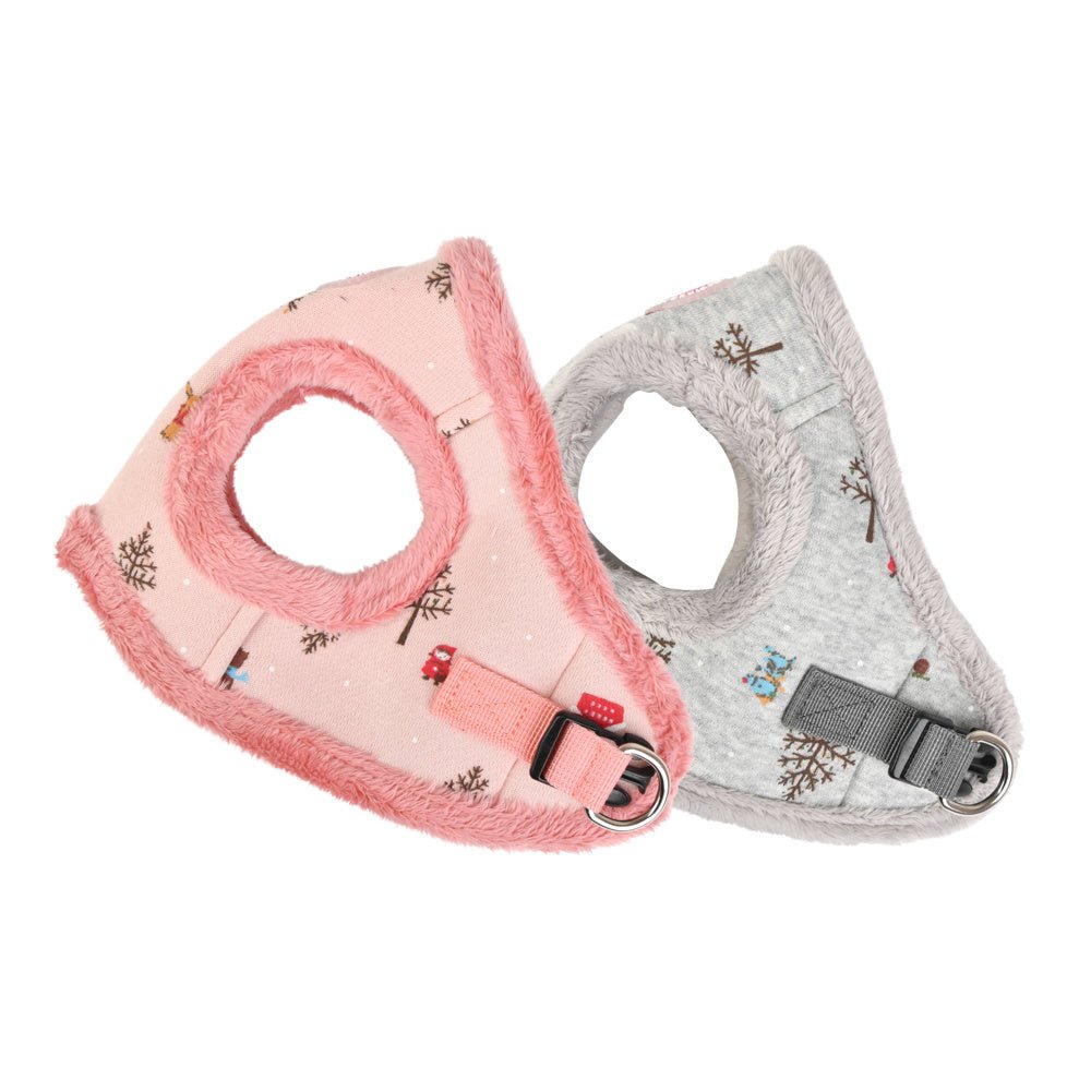 Pinkaholic Eira Vest Harness Melange Grey hondentuig > honden harnas > model B Small
