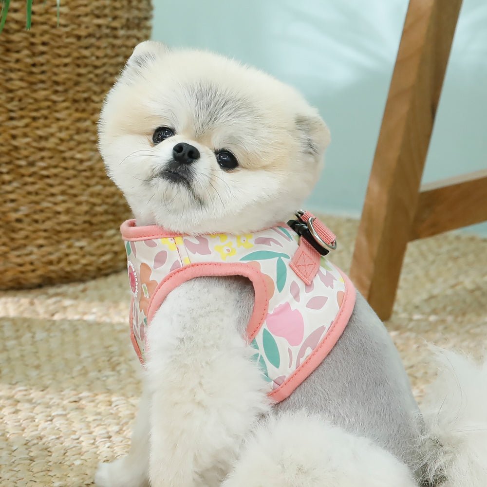 Pinkaholic Evanthe Vest Harness Indian Pink hondentuig > honden harnas > model B Small