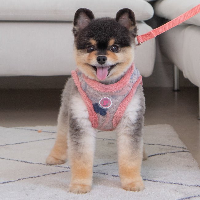 Pinkaholic Freesia Vest Harness Indian Pink hondentuig > honden harnas > model B Small