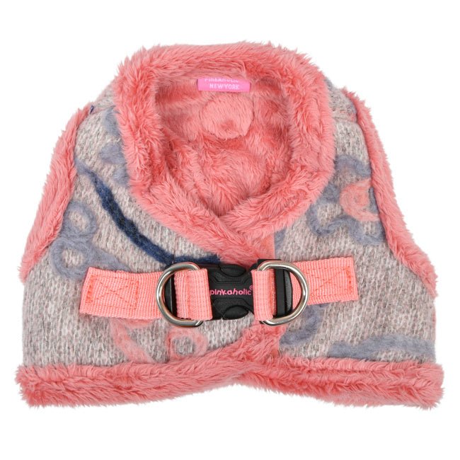 Pinkaholic Freesia Vest Harness Indian Pink hondentuig > honden harnas > model B Small