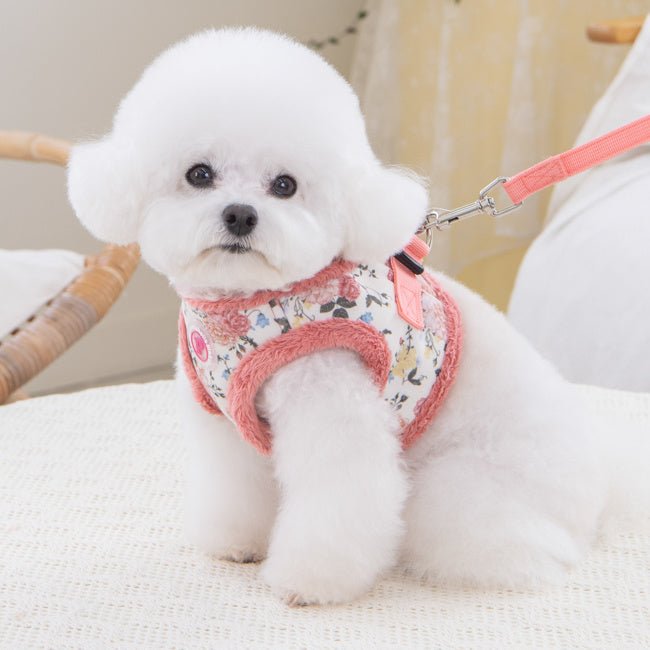Pinkaholic Calla Vest Harness Ivory hondentuig > honden harnas > model B Small