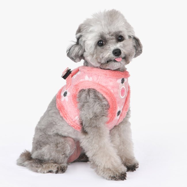Pinkaholic Nanala Vest Harness Indian Pink hondentuig > honden harnas > model B Small