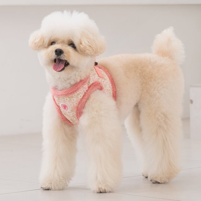 Pinkaholic Kalina Vest Harness Indian Pink hondentuig > honden harnas > model B Small