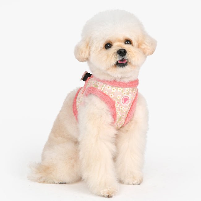 Pinkaholic Kalina Vest Harness Indian Pink hondentuig > honden harnas > model B Small