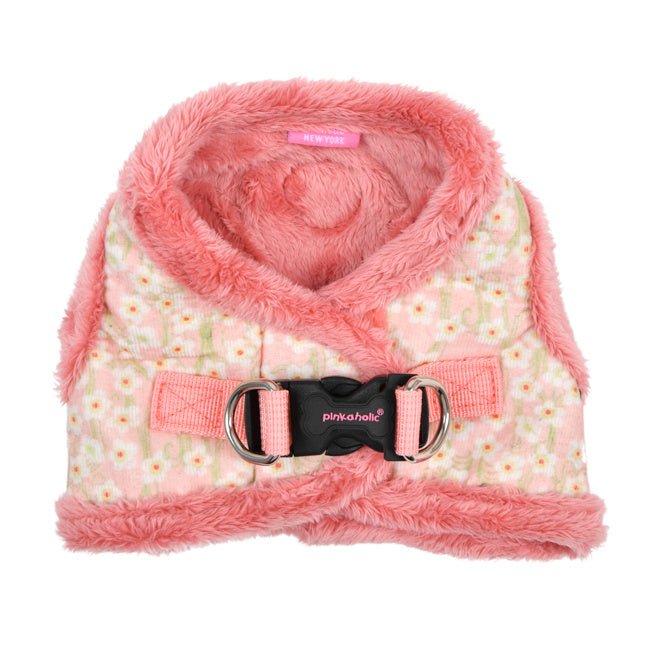 Pinkaholic Kalina Vest Harness Indian Pink hondentuig > honden harnas > model B Small