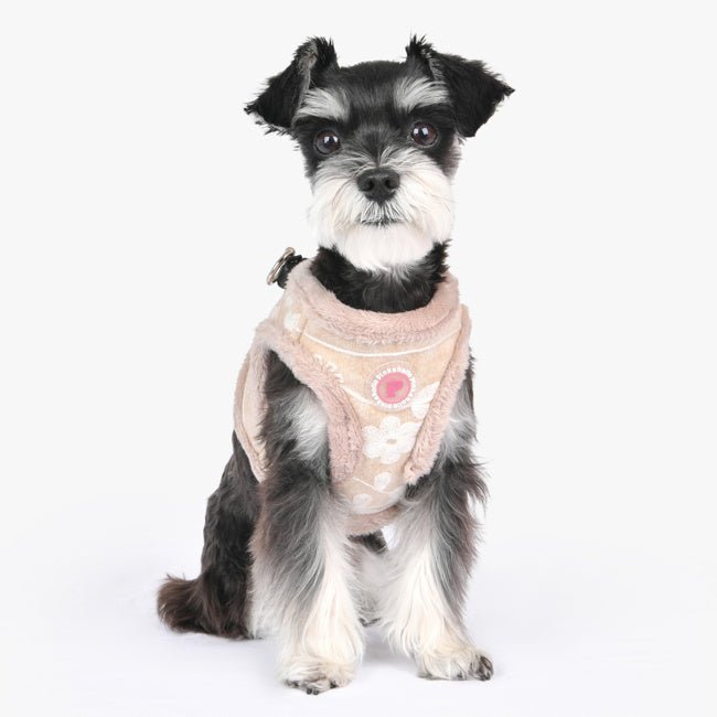 Pinkaholic Celandine Vest Harness Beige hondentuig > honden harnas > model B Small