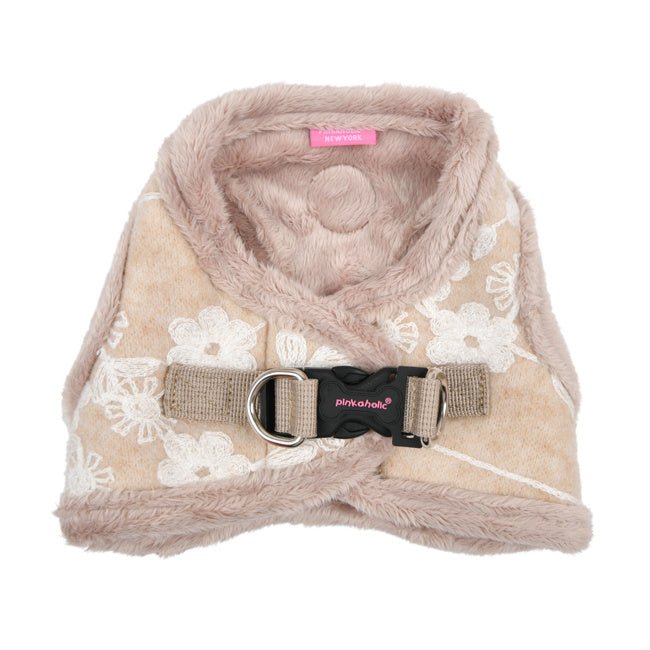 Pinkaholic Celandine Vest Harness Beige hondentuig > honden harnas > model B Small