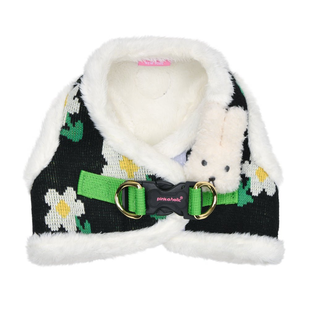 Pinkaholic Jasmine Vest Harness B Black hondentuig > honden harnas > model B Small
