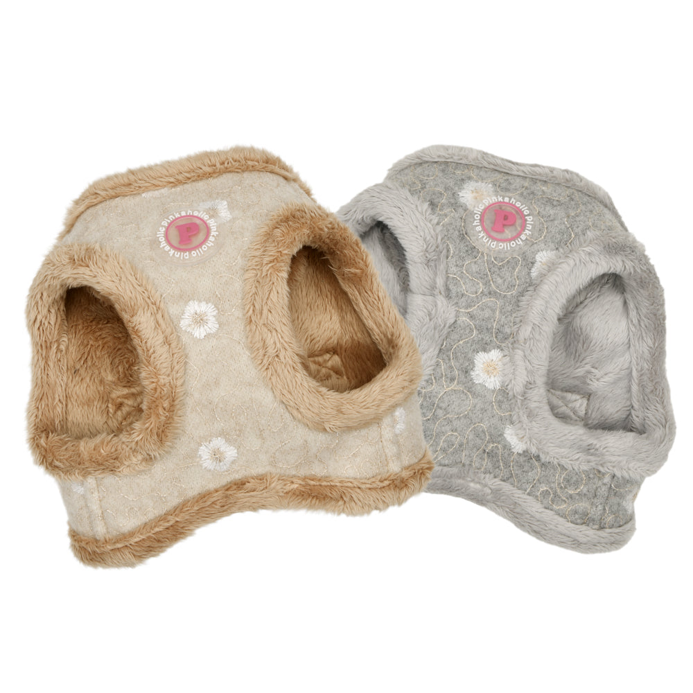 Pinkaholic Lidia Vest Harness Beige - Premium hondentuig > honden harnas from Pinkaholic - Just €31.99! Shop now at Frenkiezdogshop
