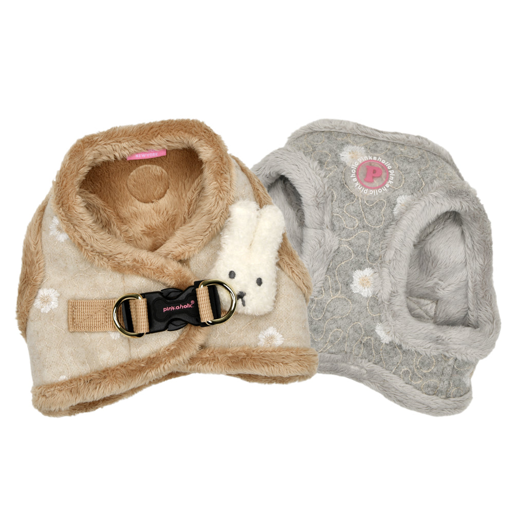 Pinkaholic Lidia Vest Harness Beige - Premium hondentuig > honden harnas from Pinkaholic - Just €31.99! Shop now at Frenkiezdogshop