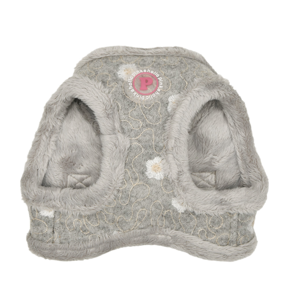 Pinkaholic Lidia Vest Harness Light Grey - Premium hondentuig > honden harnas from Pinkaholic - Just €31.99! Shop now at Frenkiezdogshop