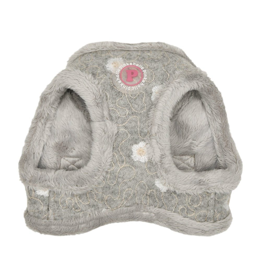 Pinkaholic Lidia Vest Harness Light Grey hondentuig > honden harnas > model B Small