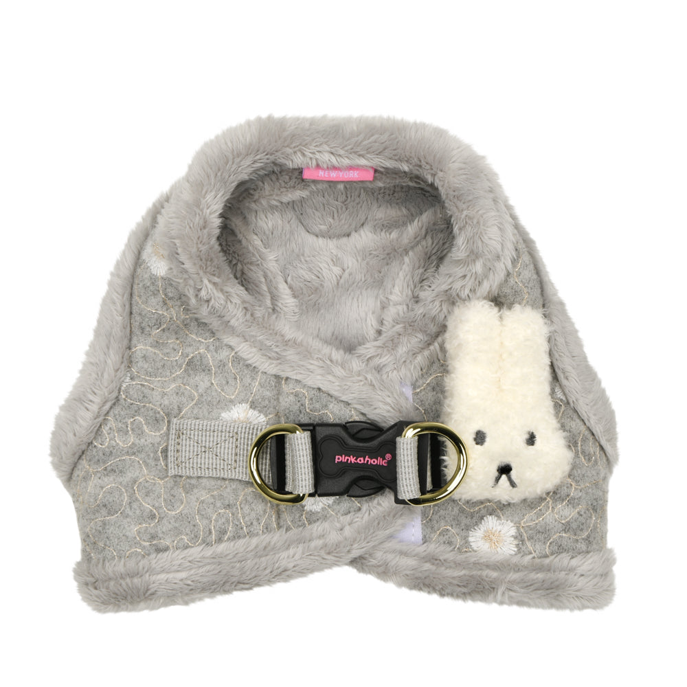 Pinkaholic Lidia Vest Harness Light Grey - Premium hondentuig > honden harnas from Pinkaholic - Just €31.99! Shop now at Frenkiezdogshop