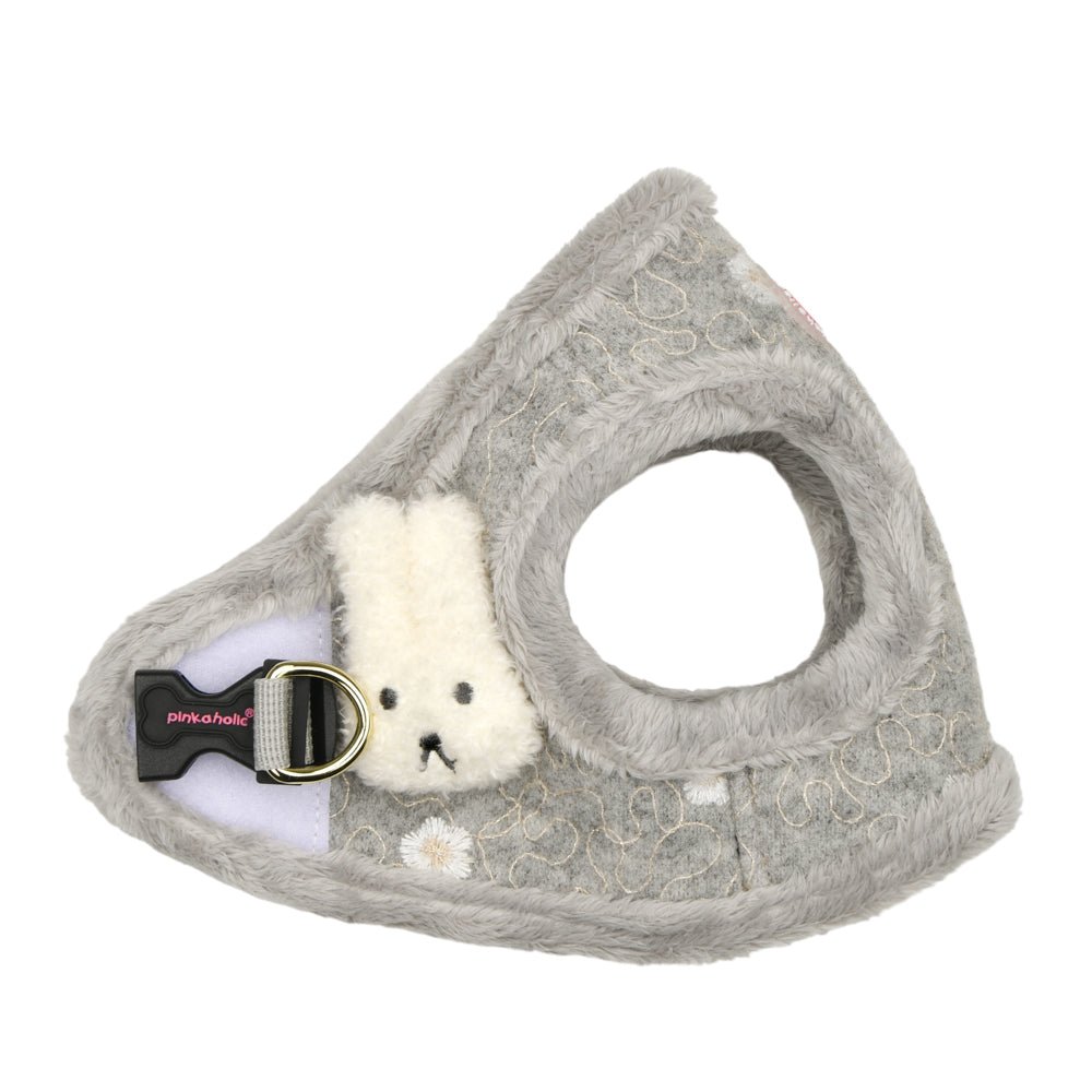 Pinkaholic Lidia Vest Harness Light Grey hondentuig > honden harnas > model B Small