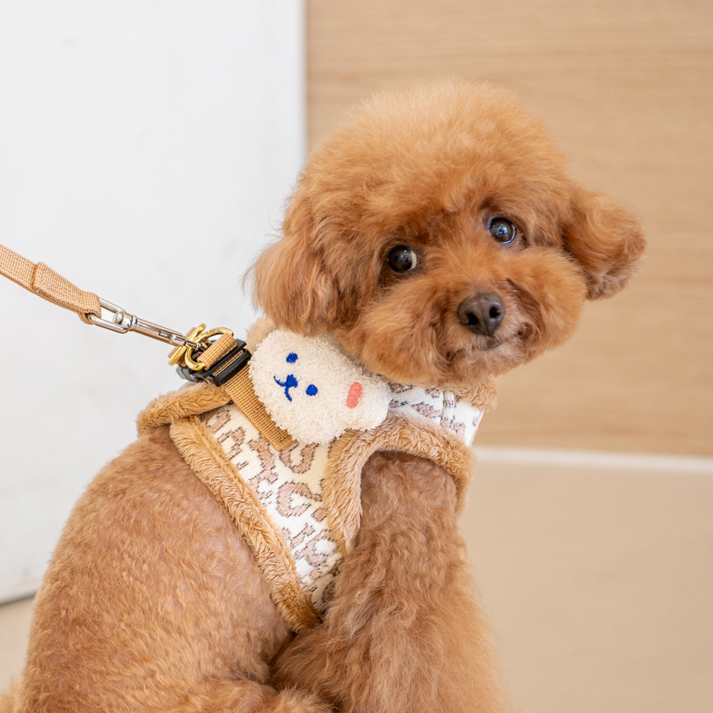 Pinkaholic Tailsy Vest Harness B Beige - Premium hondentuig > honden harnas from Pinkaholic - Just €31.99! Shop now at Frenkiezdogshop