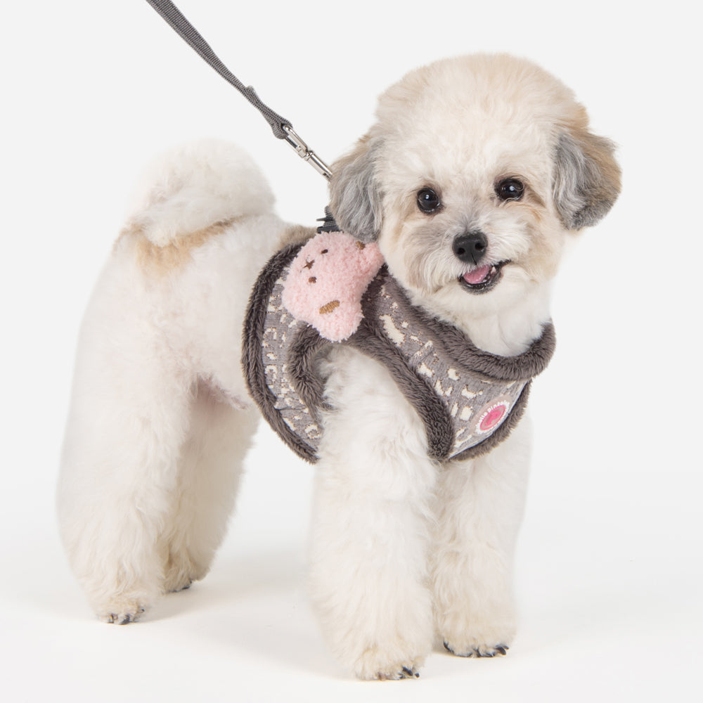 Pinkaholic Tailsy Vest Harness B Grey - Premium hondentuig > honden harnas from Pinkaholic - Just €31.99! Shop now at Frenkiezdogshop