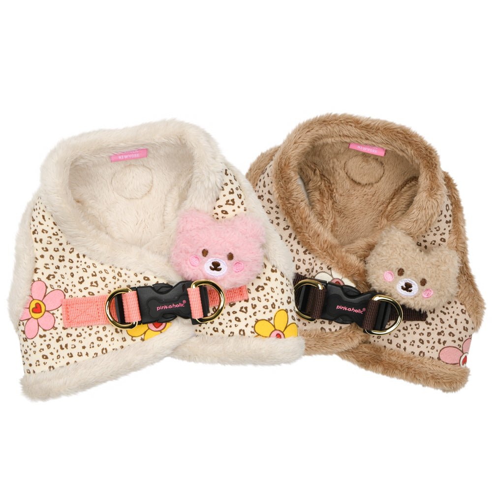 Pinkaholic Alisa Vest Harness B LightBeige hondentuig > honden harnas > model B Small