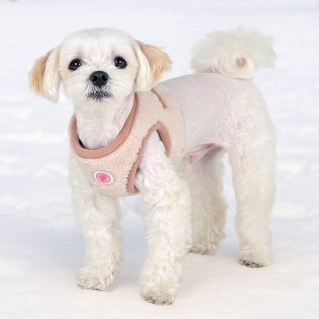 Pinkaholic Itzel Vest Harnas Model B - Beige hondentuig > honden harnas > model B Small