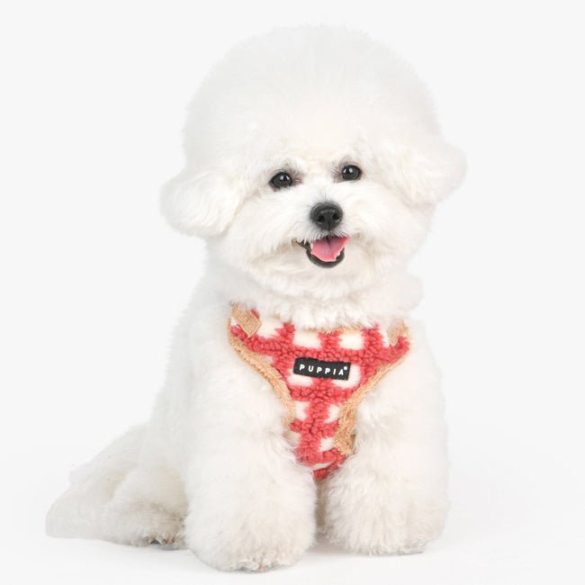 Puppia Stefan Harness Model C Coral hondentuig > honden harnas > model C Small