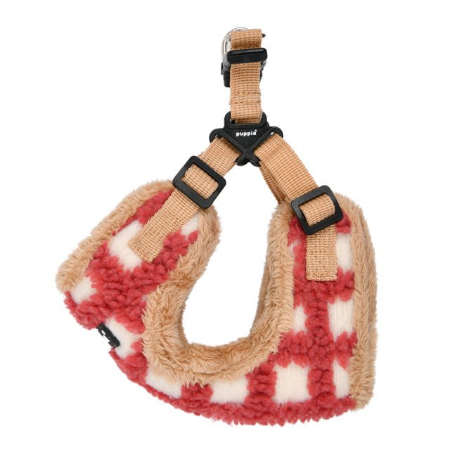 Puppia Stefan Harness Model C Coral hondentuig > honden harnas > model C Small