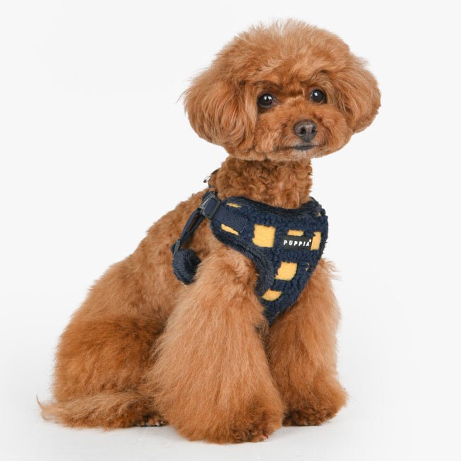 Puppia Stefan Harness Model C Navy hondentuig > honden harnas > model C Small
