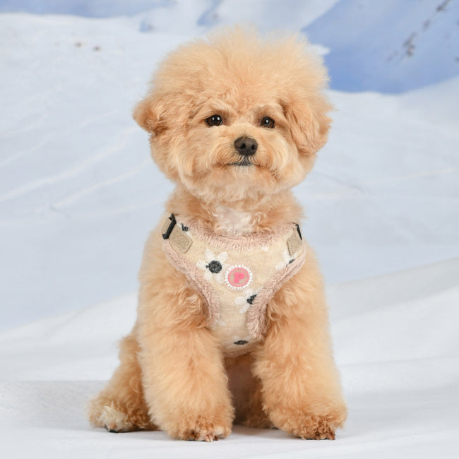 Pinkaholic Nanala Comfort Harness model C beige - Premium hondentuig > honden harnas from Pinkaholic - Just €20! Shop now at Frenkiezdogshop