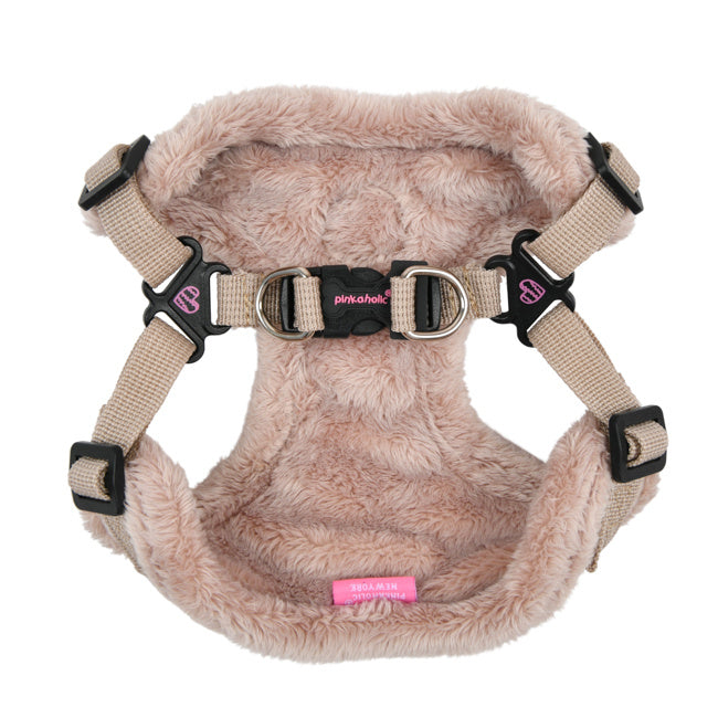 Pinkaholic Nanala Comfort Harness model C beige - Premium hondentuig > honden harnas from Pinkaholic - Just €20! Shop now at Frenkiezdogshop