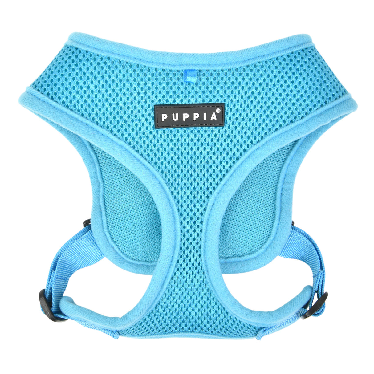 Puppia Soft Harness model E Sky Blue hondentuig > honden harnas > overige modellen Small