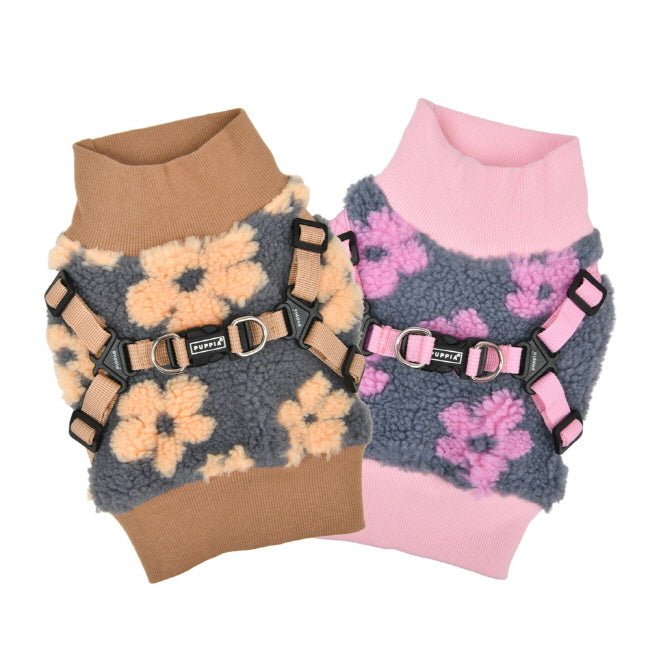 Puppia Sweater Harness J Ren Pink hondentuig > honden harnas > overige modellen Small