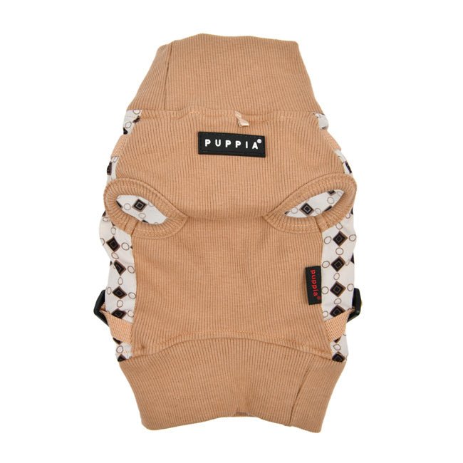 Puppia Sweater Harness J Jace Beige hondentuig > honden harnas > overige modellen Small