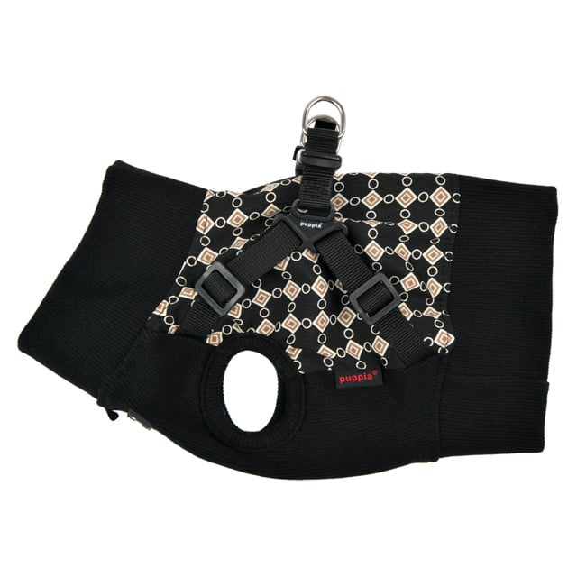 Puppia Sweater Harness J Jace Black - Premium Hondenkleding > Hondentrui from Puppia - Just €34.99! Shop now at Frenkiezdogshop