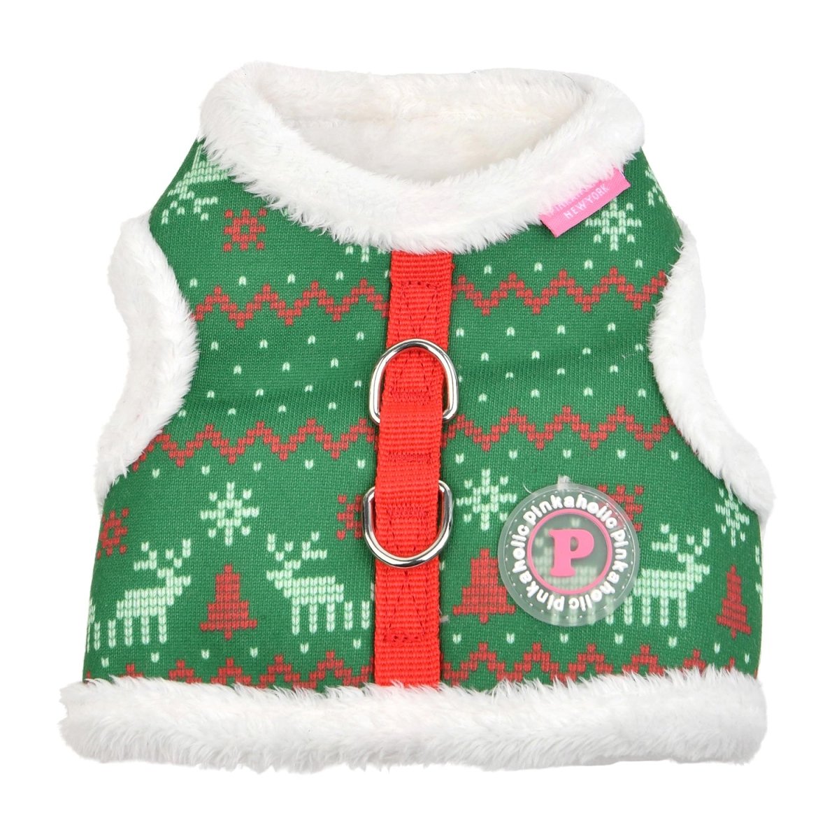 Pinkaholic Noelle Pinka Harness Green hondentuig > honden harnas > model B Small