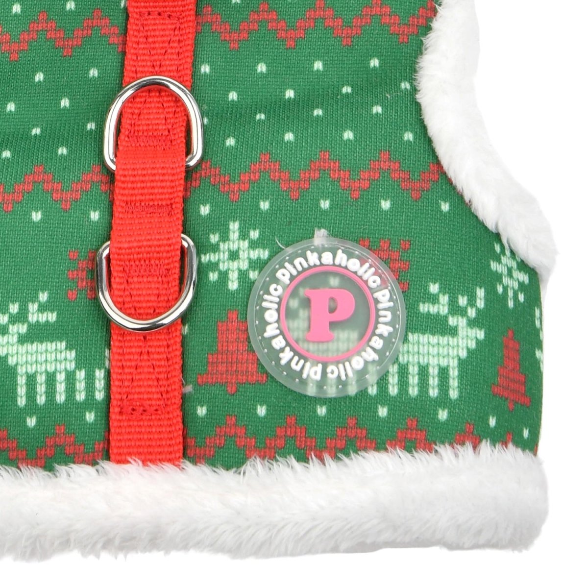 Pinkaholic Noelle Pinka Harness Green hondentuig > honden harnas > model B Small