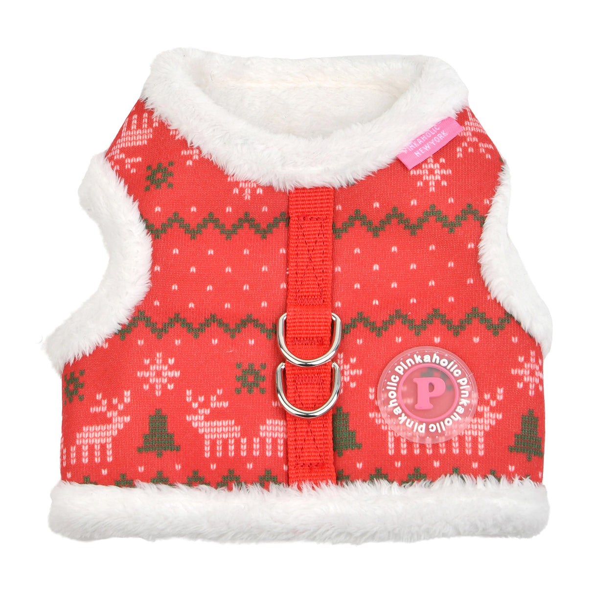 Pinkaholic Noelle Pinka Harness Red - Premium hondentuig > honden harnas from Pinkaholic - Just €20! Shop now at Frenkiezdogshop