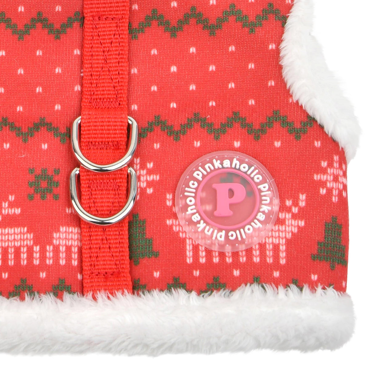 Pinkaholic Noelle Pinka Harness Red - Premium hondentuig > honden harnas from Pinkaholic - Just €20! Shop now at Frenkiezdogshop