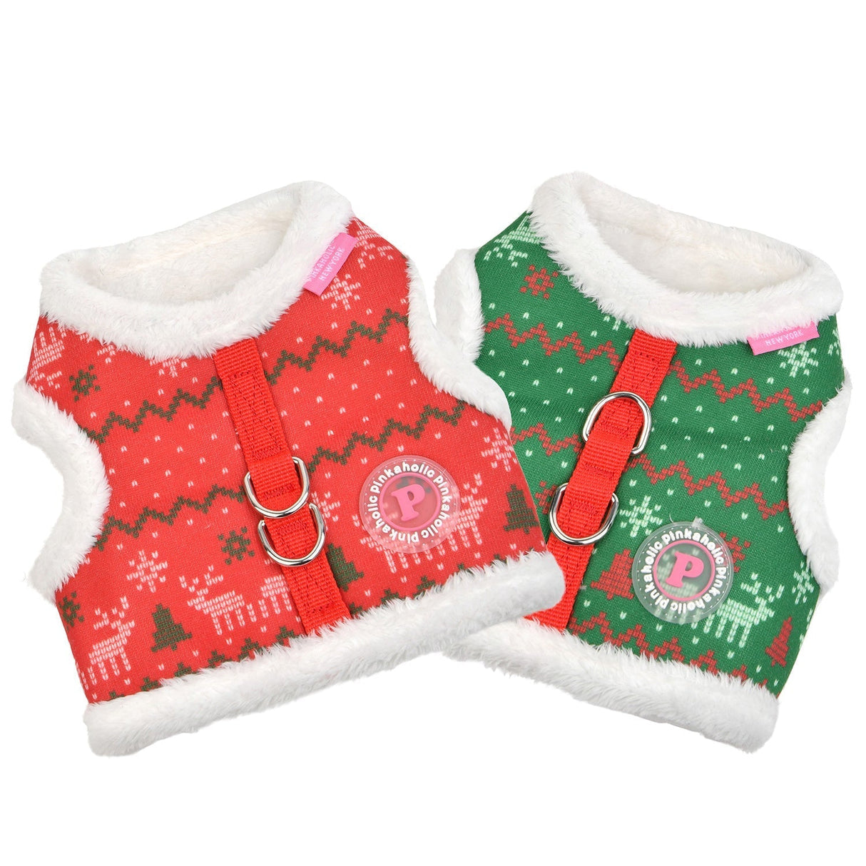 Pinkaholic Noelle Pinka Harness Red - Premium hondentuig > honden harnas from Pinkaholic - Just €20! Shop now at Frenkiezdogshop