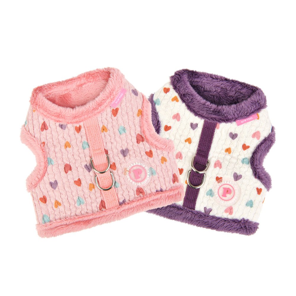 Pinkaholic Merry Pinka Harness Indian Pink hondentuig > honden harnas > model B Small