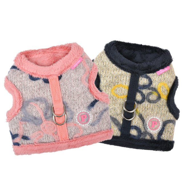 Pinkaholic Freesia Pinka Harness Navy hondentuig > honden harnas > model B Small