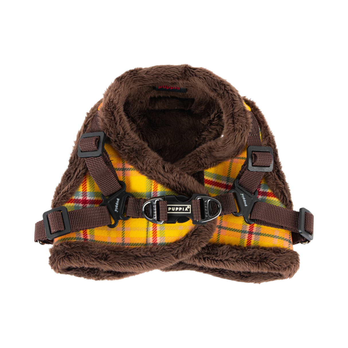 Puppia Galaxia Vest Harness Model B - Brown