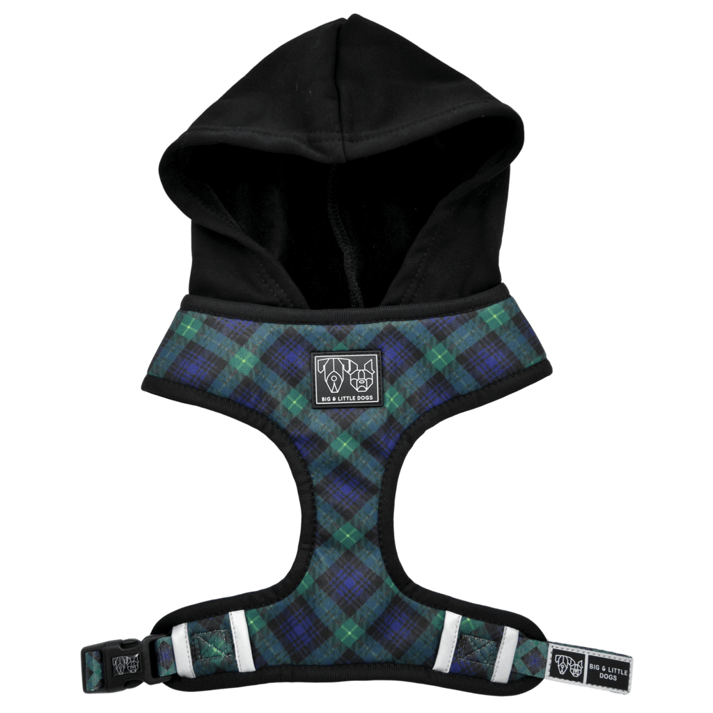 Big and Little Dogs Hoody Harness Green With Envy ( XSMALL & SMALL ) hondentuig > honden harnas > model A X - Small