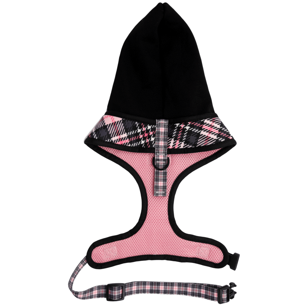 Big and Little Dogs Hoody Harness Pretty In Pink ( XSMALL ) hondentuig > honden harnas > model A X - Small