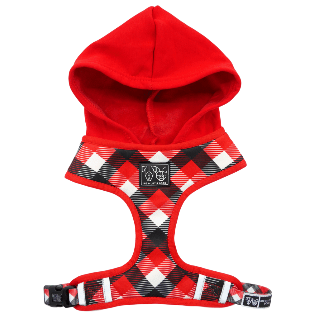 Big and Little Dogs Hoody Harness Roaring Red ( XSMALL) - Premium hondentuig > honden harnas from Big and Little Dogs - Just €10! Shop now at Frenkiezdogshop
