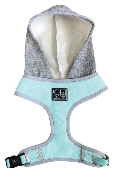 Big and Little Dogs Hoody Harness Classic Teal ( X Small & Small ) - Premium hondentuig > honden harnas from Big and Little Dogs - Just €10! Shop now at Frenkiezdogshop