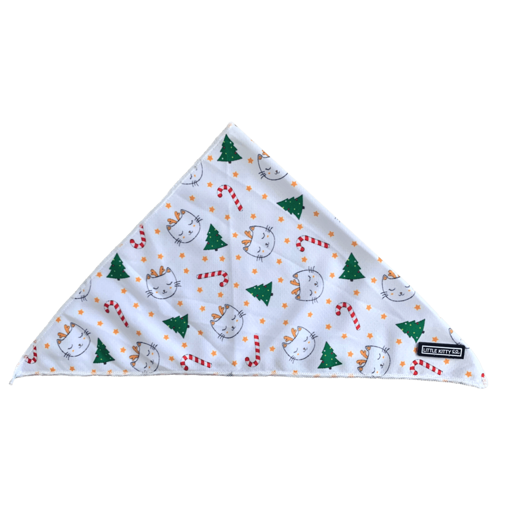 Little Kitty Cat Bandana Meowy Cat - mas Kattenkleding > bandana Standaard/One Size