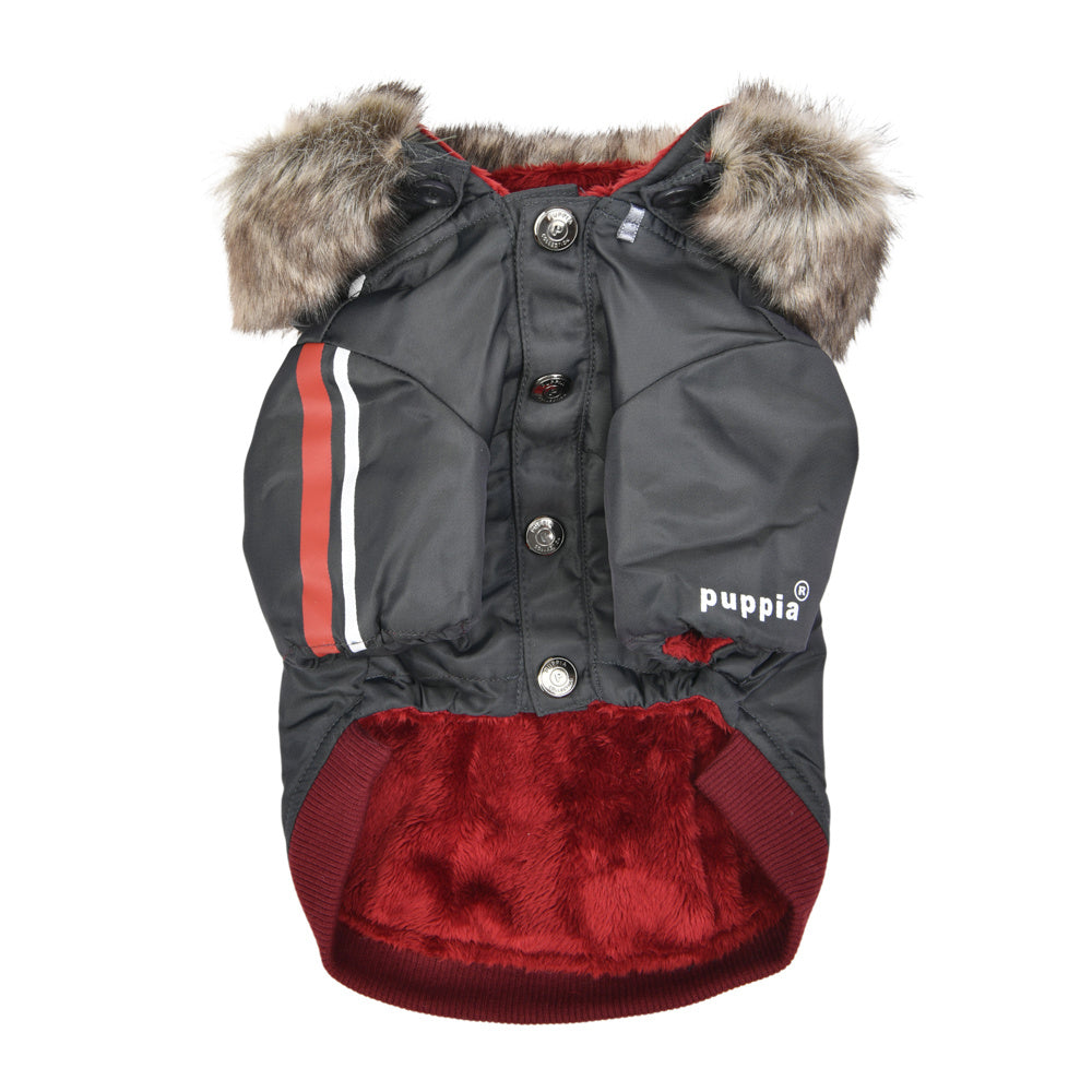 Puppia Fallon Harness Jacket Grey - Premium Hondenkleding > hondenjas from Puppia - Just €50! Shop now at Frenkiezdogshop